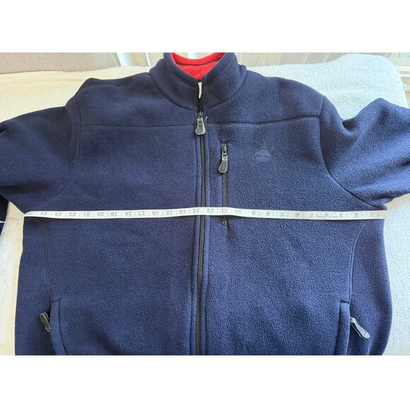 Timberland Blue mock neck  Polartec Men's Full Zip Fleece Jacket XL tall - Picture 6 of 9